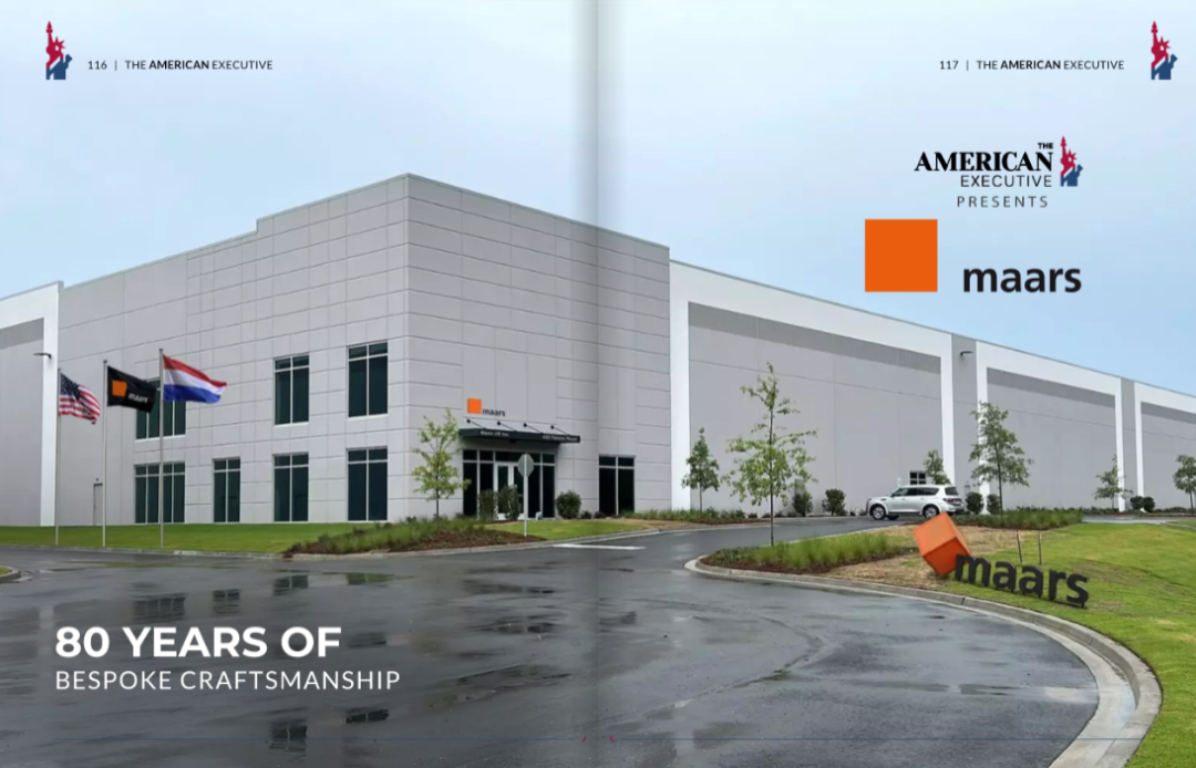 Brand｜马尔斯maars荣登《The American Executive》，北美工厂同步落成